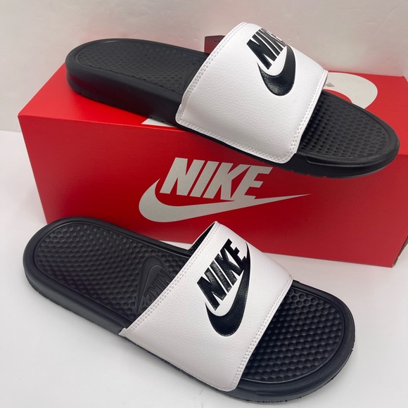 Nike Other - Nike Benassi JDI
Men's Slides Black and White Slides